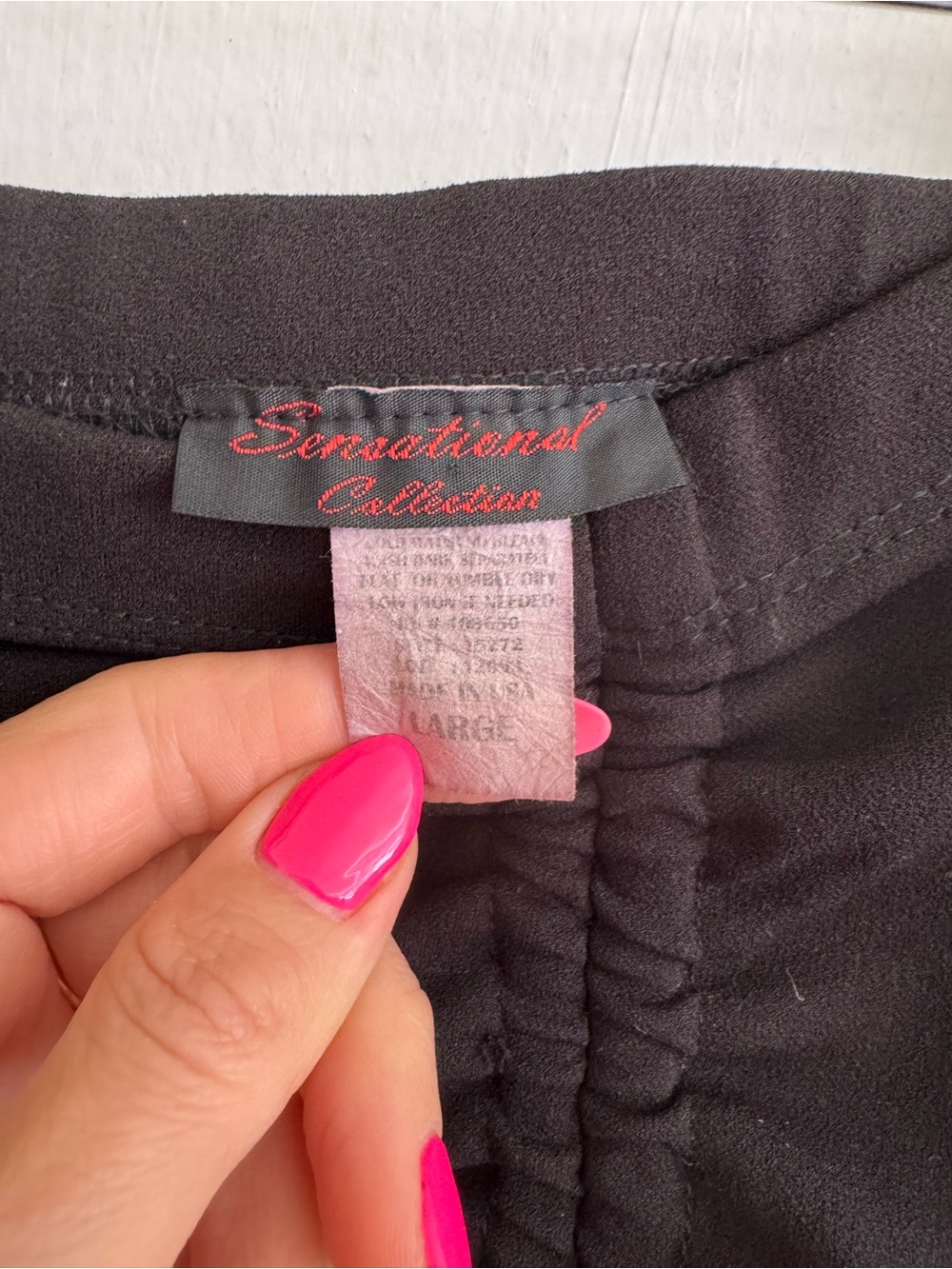 Black Ruffled Drawstring Mini Skirt - Picture 2 of 3